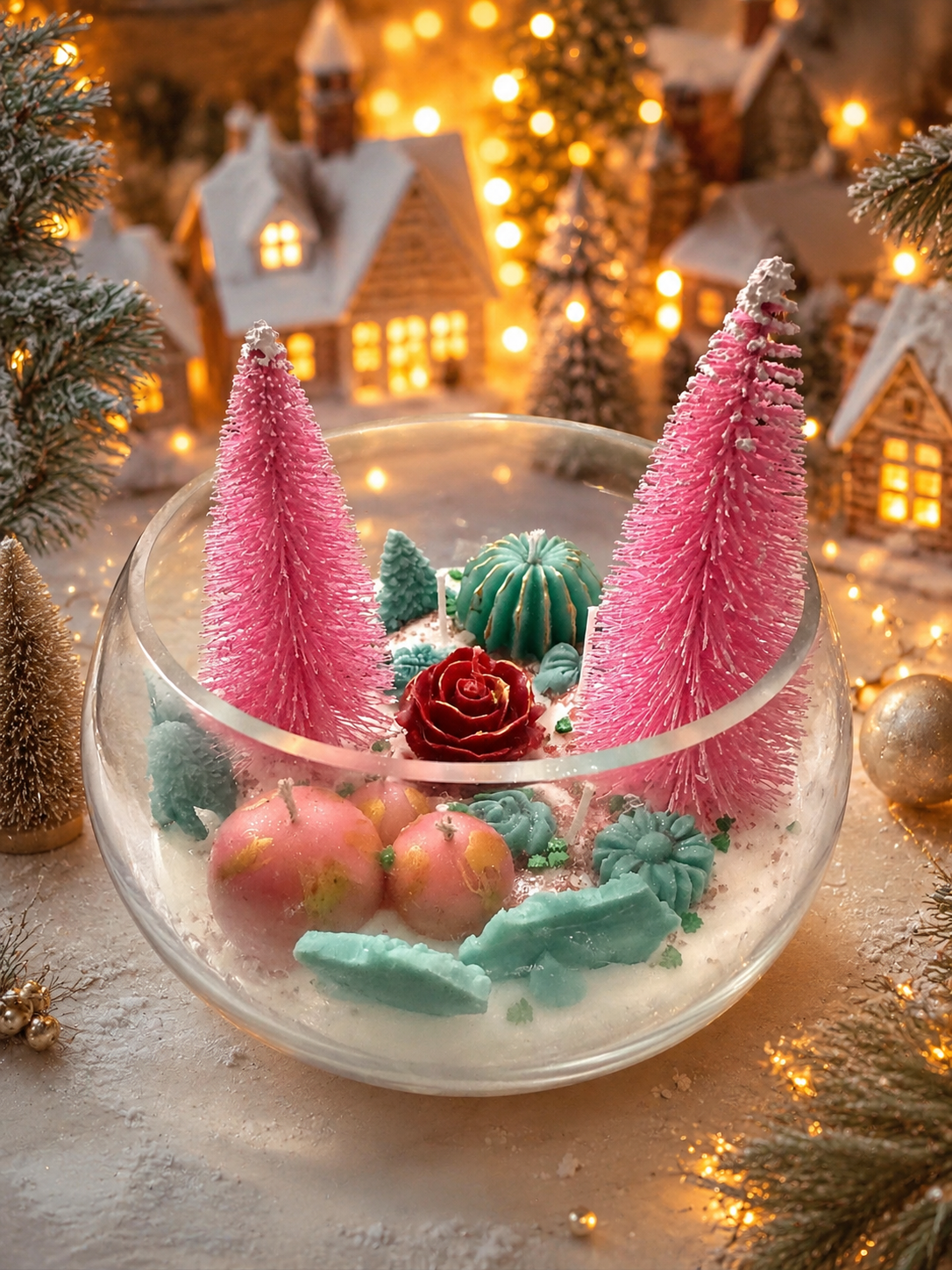Christmas Village Candle